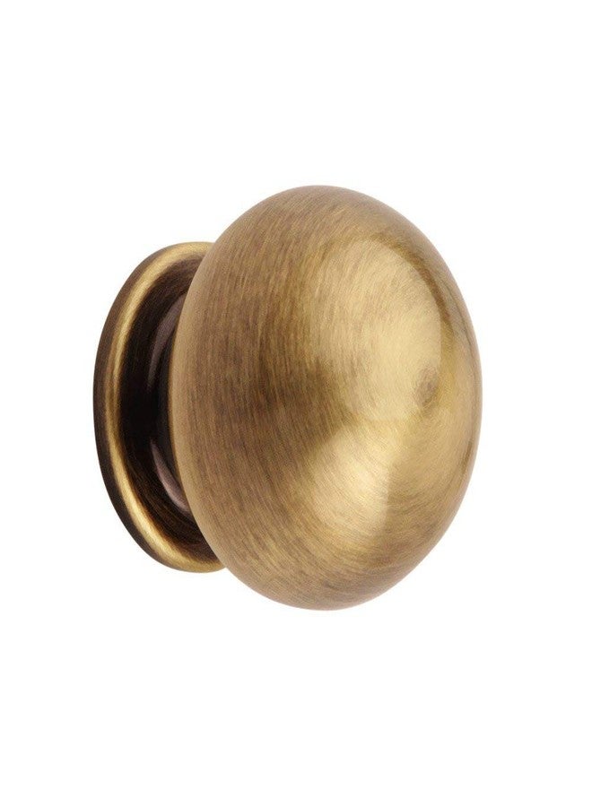 HOBKNOBS Antique Brass Ball Shaped (22 mm Dia) Cabinet Drawers/Wardrobe/Kitchen Door Pull Handle Knobs - Brownish Gold (12)... - Image 3